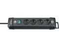 Produktbild: Brennenstuhl Steckdosenleiste 4-fach mit Schalter schwarz 1,8 m