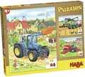 Produktbild: Puzzles Traktor & Co. 3 Motive je 24 Teile