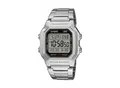 Produktbild: Chronograph, silber (edelstahlfarben, grau, schwarz, grau), CASIO TIMELESS COLLECTION, Armbanduhren, Herren, silberfarben, Chronograph, Quarzuhr, Armbanduhr, Herrenuhr, Edelstahlarmband, digital