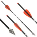 Produktbild: SPHERE a new dimension in arrows X-Bow FMA Supersonic REV Carbon Bolzen 6er Set I 24T Carbon Jagdbolzen für Armbrust I Präzise Pfeile für Bogenjagd & Zielschießen I Hohe Durchschlagskraft