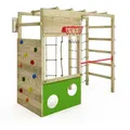 Produktbild: Fatmoose Klettergerüst Cleverclimber Mit Sandkasten & Leiter, Extrem Witterungsbeständig, 10 Jährige Garantie, Basketballkorb, Torwand