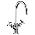 Produktbild: hansgrohe AXOR Montreux 2-Griff-Waschtischarmatur 210, Zugstangen-Ablaufgarnitur, 16502250