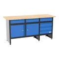 Produktbild: Guede Güde Werkbank GW 6/2 XL 171x60x85cm 6 Schubladen + 2 Türen 40481