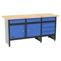 Produktbild: Güde Werkbank Werktisch Arbeitstisch GW 6/2 XL bis 300 kg belastbar 170 cm