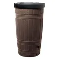 Produktbild: WOODCAN 265L Regenwassertank, Abmessungen (mm) 648x648x1128, Farbe Braun
