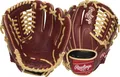 Produktbild: Rawlings | SANDLOT Baseballhandschuh | Linkshänder | 29,8 cm - Modifiziertes Trap-Eze-Web, 29,8 cm - Trapez-Web - Burgunderrot