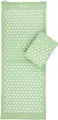 Produktbild: Bodhi VITAL Akupressurmatten-Set XL | Massagematte & Kissen inkl. Tasche | Fakirmatte zur Selbstmassage | Entspannungsmatte gegen Nacken und Rückenschmerzen | Nadelkissen für zu Hause | pastellgrün