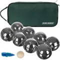 Produktbild: Boule 8 Kugel Set mit Zubehör für Outdoor-Aktivitäten Gravierte Motiven Hülle 22915