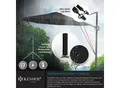 Produktbild: KESSER® Sonnenschirm Ampelschirm SUN Rund XL Ø330 cm Inkl. Abdeckung + Windsicherung 7-Fach Verstellbar Drehbar Neigbar Kippbar Groß 360° Drehbar Gartenschirm mit Kurbel Sonnenschutz UV50+