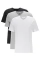 Produktbild: BOSS Unterziehshirt V-Neck (Dreierpack, 3-St., 3er-Pack) Herren Shirt Kurzarm aus reiner Baumwolle im Dreierpack