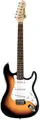 Produktbild: GEWA E-Gitarre RC-100 sunburst, Massiver Basswoodkorpus, Ahornhals, Pakkaholz-Griffbrett, verchromte Hardware
