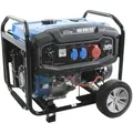 Produktbild: Güde Stromerzeuger GSE 8701 RS, 9.3 in kW, 13 PS, 457 cm3, 2x230 V und 1x400 V Anschluss, 7800 W, 25 l Tankinhalt blau|schwarz