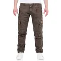 Produktbild: Timezone RogerTZ Roger Herrenhose Cargohose lässig modern (W33/L32, Washed Brown)