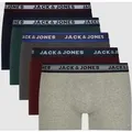 Produktbild: Jack & Jones Trunks mit Stretch-Anteil im 5er-Pack in Dunkelgrau Melange, Größe XXL