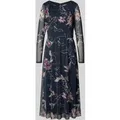 Produktbild: Tom Tailor Tailliertes Freizeitkleid aus Mesh in Marine, Größe 34