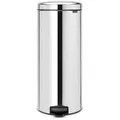 Produktbild: Brabantia newIcon Tretmülleimer 30 Liter mit feuerfestem Metall-Inneneimer Edelstahl hochglanz poliert