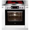 Produktbild: Amica Elektro-Herd-Set EHCX 933 110 E, mit 1-fach-Teleskopauszug, Steam Clean, Komfortables Kochen und Backen mit praktischer Unterstützung silberfarben