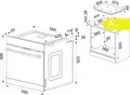 Produktbild: Herdset Glaskeramik Kochfeld Edelstahl Backofen 77l Umluft Timer SteamClean