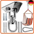 Produktbild: Deckenhaken Schwerlast 360° Dreh Deckenhaken Hängesessel 450KG Kapazität bo