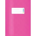 Produktbild: HERMA Heftumschlag mit Baststruktur pink Kunststoff DIN A5 (4008705074322)