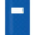 Produktbild: 2 Stück HERMA Heftumschlag mit Baststruktur blau Kunststoff DIN A5 Heftschoner *
