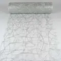 Produktbild: HKT Home Deco Sizoweb, Silber/hellgrau, Tischband, Tischläufer, Tischdecke, Vlies, Deko, 150cm lang, 30cm breit