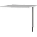 Produktbild: GERMANIA GW-Profi 2.0 Höhenverstellbar Schreibtisch-Erweiterung Quadratisch 800 (B) x 800 (T) mm Melaminharzbeschichtete Spanplatte