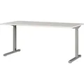 Produktbild: Germania Schreibtisch 4253-583 GW-Profi, in Lichtgrau/Silber, mechanisch höheneinstellbar, 180 x 80 x 80 cm (BxHxT) - Silber