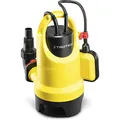 Produktbild: TROTEC Tauchpumpe TWP 4036 E – Pumpe für Schmutzwasser – Fördermenge 7500 l/h, Leistung 400 Watt, Eintauchtiefe max. 7 m, Trockenlaufschutz, IPX8