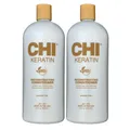 Produktbild: Farouk Chi Keratin Rekonstruktion 2 x 946 ml Conditioner für alle Haartypen Set