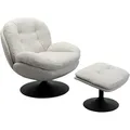 Produktbild: KARE Sessel mit Hocker STANFORD