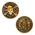 Produktbild: One Piece Limited Edition Collectible Coin | Officially Licensed, Individual Numbered, Going Merry & Jolly Roger Design with Luffy Quote, Display Ready for Fans & Collectors