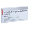 Produktbild: ALBOTHYL Vaginalzäpfchen 90 mg 6 St.