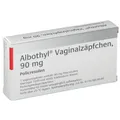 Produktbild: Albothyl Vaginalzäpfchen 90 mg 6 St Vaginalsuppositorien