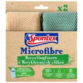 Produktbild: 1 bis 48x Spontex Mikrofasertuch aus Recyclingfasern, 2er Pack SPARE BIS ZU 73%