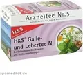 Produktbild: H&S Galle- und Lebertee N Filterbeutel 40 g