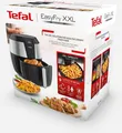 Produktbild: Tefal Easy Fry EY701 Eins/Eine(r) 5,6 l Eigenständig 1700 W Heißluftfritteuse Schwarz - Edelstahl (EY701D)
