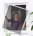 Produktbild: Fensterbausatz Master SLIM 100x120cm weiss Pollenschutzgewebe 100690801-VH
