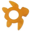 Produktbild: GRÜNSPECHT Bio-Beißring aus Naturkautschuk für zahnende Babys, massiert Zahnfleisch, BPA frei, weich, fördert Feinmotorik, Schildkröte (639-V2), Braun