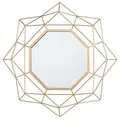Produktbild: Beliani Wandspiegel, Gold, Metall, Achteckig, 60x60x4 cm, Spiegel, Wandspiegel