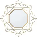 Produktbild: Wandspiegel Hillion 60 Cm 60 Cm Metall Gold