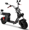 Produktbild: Rolektro, E-Chopper 45, Schwarz, 45 km/h, 60V-25,6Ah Lithium-Akku, 3000 Watt
