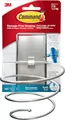 Produktbild: Command Haartrocknerhalter für das Bad, Satin Nickel, wasserbeständige Klebestreifen - 1 Haartrocknerhalter und 2 große Streifen – Befestigen ohne Beschädigungen