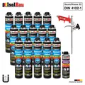 Produktbild: Dämmstoffkleber EPS XPS Klebeschaum 15 x 750ml + 1 x PU-Reiniger + Schaumpistole