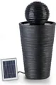 Produktbild: blumfeldt Liquitorre XL Gartenbrunnen - Wasserspiel , Solarbrunnen , Pumpe: 200 l/h / IPX8 , Solarpanel: 2 W/300 cm² , Akku bis 8 h Betriebszeit / 3,7 V / 2 Ah , LED-Licht , Polyresin