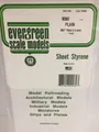 Produktbild: Evergreen EV9060 Weißer Polystyrol 15X30Cm Dicke 1,5Mm Modellbau