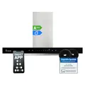 Produktbild: KKT KOLBE Dunstabzugshaube 60 cm | Wandhaube | Umluft | Abluft | Edelstahl | schwarzes Glas | WLAN | Nachlaufautomatik | SensorTouch Bedienung | FLAT6006ED