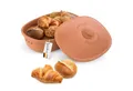 Produktbild: RÖMERTOPF Römertopf Brottopf oval MAXI 6,5 Liter - Keramik Brotkasten, (Set), aus Naturton