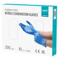 Produktbild: EUROPAPA® 200x Einweghandschuhe Nitrilhandschuhe puderfrei Untersuchungshandschuhe EN455 EN374 latexfrei Einmalhandschuhe Handschuhe in Gr. S, M, L & XL verfügbar (XL, Ocean Blau)