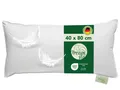 Produktbild: Dreamstar 3-Kammer-Kopfkissen Daunenkissen 40x80 & Daunenkopfkissen 80x80, entwickelt in Deutschland, Füllung: weiße, neue Daunen & Federn Klasse I, 60% Daunen/ 40% Federn (Außen), 100% Federn (Innen), Bezug: 100% Baumwolle, Rückenschläfer, Seitenschläfer, Bauchschläfer, Kopfkissen stützend und kuschelig, Allergikergeeignet, Luxusqualität